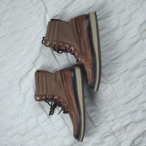Sperry Top sider Leather & Canvas Boot